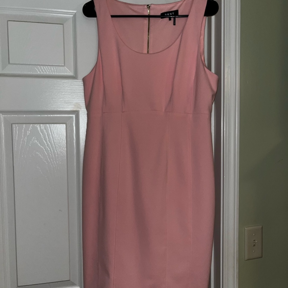 DKNY Blush Pink Midi Dress